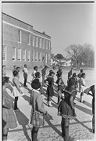 Children doing exercise